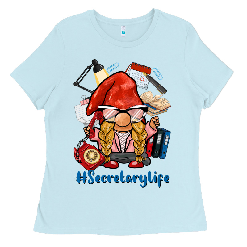 Secretary Life Gnome Ladies Tee by BarkalooDesign | Teevron