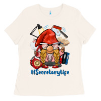 Bone secretary life gnome Ladies Tee - BarkalooDesign