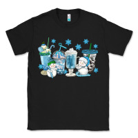 Black winter snowman coffee cups Classic Tee - texasbilliewilder