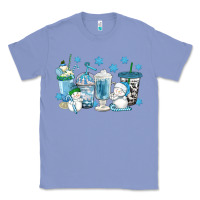 Colony Blue winter snowman coffee cups Classic Tee - texasbilliewilder