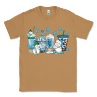 Toasted Coconut winter snowman coffee cups Classic Tee - texasbilliewilder