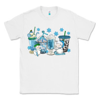 White winter snowman coffee cups Classic Tee - texasbilliewilder