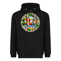 Black Christmas Jolly Teacher Heavyweight Hoodie - Artiststas