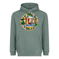 Sage Christmas Jolly Teacher Heavyweight Hoodie - Artiststas
