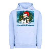 Pigment Grape Ice snowy christmas snowman Urban Hoodie - BarkalooDesign