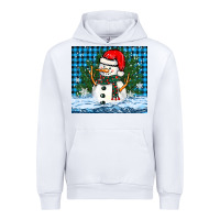White snowy christmas snowman Urban Hoodie - BarkalooDesign