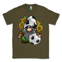 Army Green soccer gnome Classic Tee - RacoonDesign