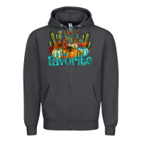 Smoke fall pumpkin art Zipper Hoodie - CowhideDigitalArt