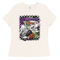 Bone halloween vibes Ladies Tee - BarkalooDesign