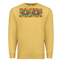 Antique Gold Thick Thighs Pumpkin Pies Premium Sweatshirt - Artiststas