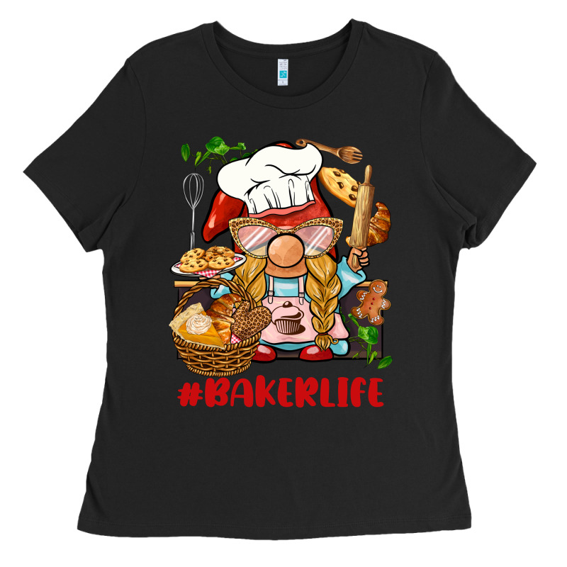 Baker Life Gnome Ladies Tee by BarkalooDesign | Teevron