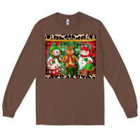 Chestnut christmas snowman polar bear reindeer Long Sleeve Tee - CowGirlArtShop
