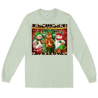 Christmas Snowman Polar Bear Reindeer Long Sleeve Tee | Teevron
