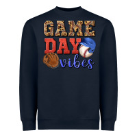 Navy game day vibes Heavyweight Sweatshirt - BundleAndBundleShop