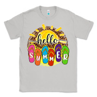 Moon Dust hello summer with flip flops Classic Tee - NancyCooperArtShop