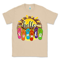 Mushroom hello summer with flip flops Classic Tee - NancyCooperArtShop