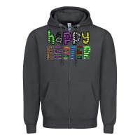 Smoke Happy Easter Zipper Hoodie - CowhideDigitalArt