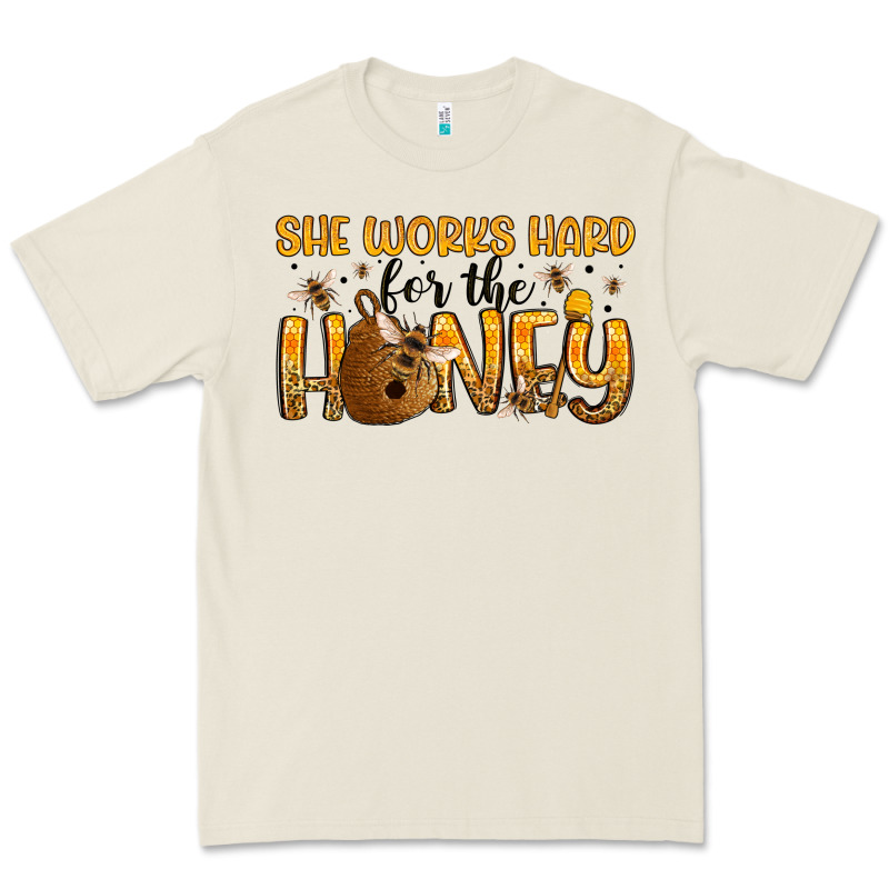 She Works Hard For The Honey Premium Tee by Artiststas | Teevron