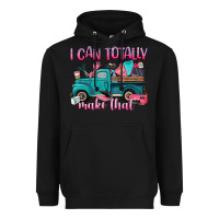 Black i can totally make that Heavyweight Hoodie - Artiststas
