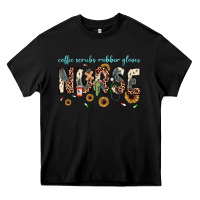 Black nurse coffee scrubs rubber gloves Heavy Core Tee - JahusDesignShop