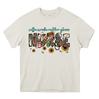 Cream nurse coffee scrubs rubber gloves Heavy Core Tee - JahusDesignShop