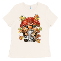 Bone mushroom gnome Ladies Tee - BarkalooDesign