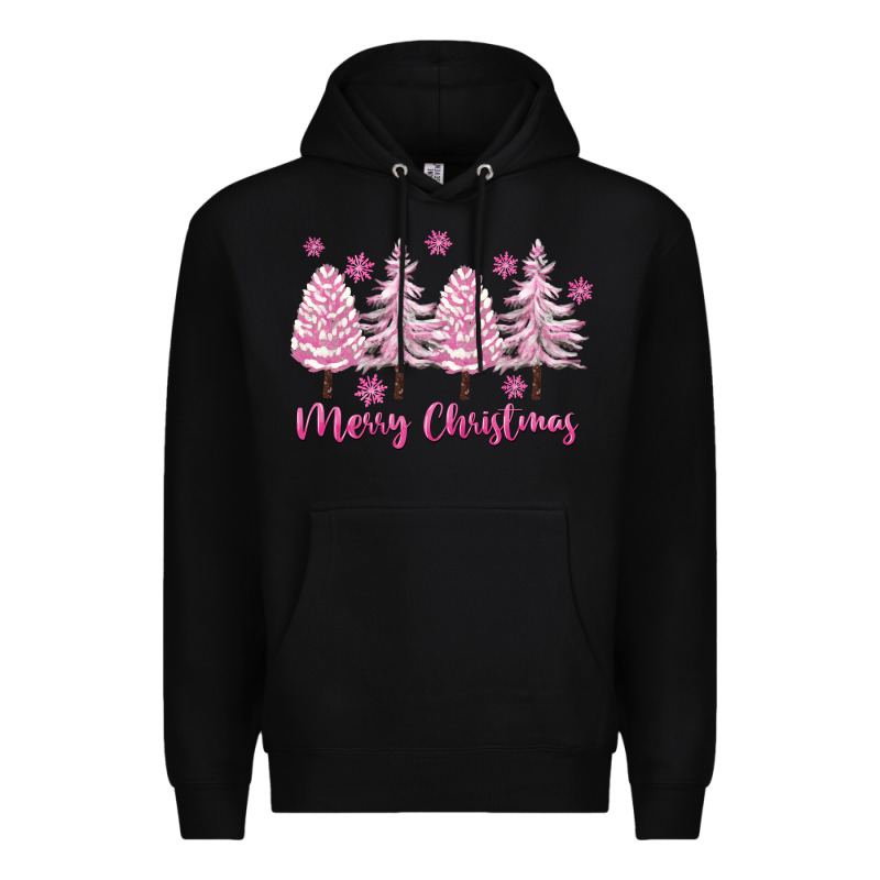 Merry Christmas Trees Premium Hoodie by FaDigitalArtStudio | Teevron