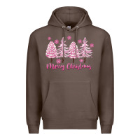 Coffee Merry Christmas Trees Premium Hoodie - FaDigitalArtStudio