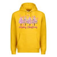 Lemon Merry Christmas Trees Premium Hoodie - FaDigitalArtStudio