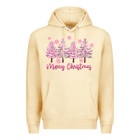 Pina Colada Merry Christmas Trees Premium Hoodie - FaDigitalArtStudio