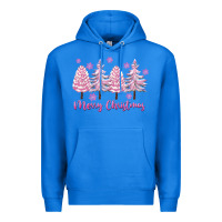 True Royal Merry Christmas Trees Premium Hoodie - FaDigitalArtStudio