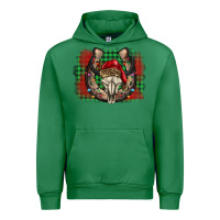 Emerald christmas horseshoe bull skull Urban Hoodie - BarkalooDesign
