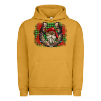 Pigment Peanut Butter christmas horseshoe bull skull Urban Hoodie - BarkalooDesign