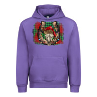 Tulip christmas horseshoe bull skull Urban Hoodie - BarkalooDesign
