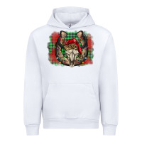 White christmas horseshoe bull skull Urban Hoodie - BarkalooDesign