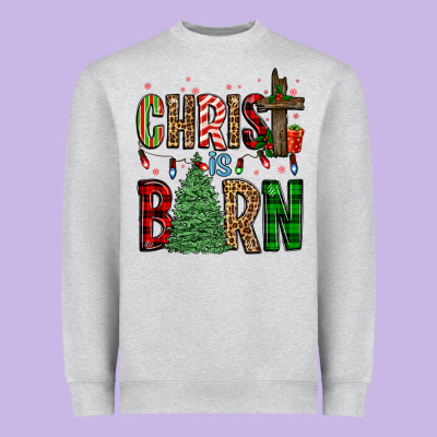 Christ Is Born Heavyweight Sweatshirt Designed By Fadigitalartstudio
