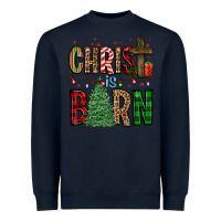 Navy christ is born Heavyweight Sweatshirt - FaDigitalArtStudio