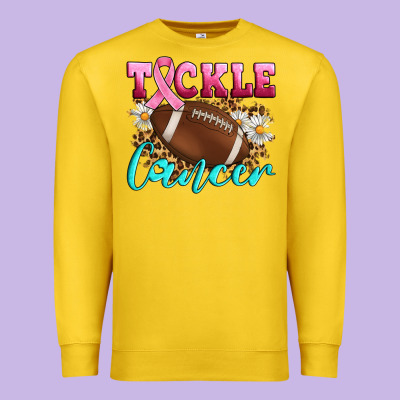 Tackle Cancer Premium Sweatshirt Designed By Artiststas
