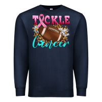 Navy Tackle Cancer Premium Sweatshirt - Artiststas