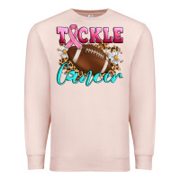 Pale Pink Tackle Cancer Premium Sweatshirt - Artiststas
