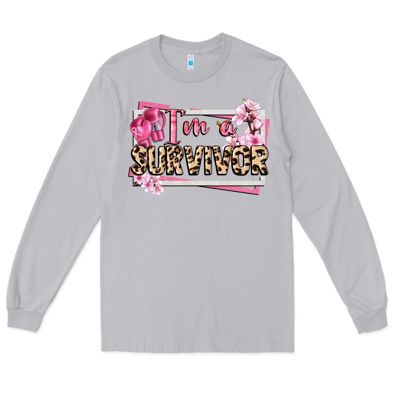 Im A Survivor Cancer Awareness Long Sleeve Tee by CowGirlArtShop | Teevron