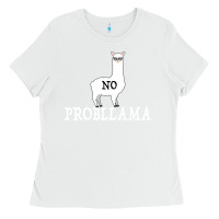 White No Problama Ladies Tee - Bettercallsaul