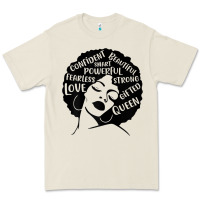 Bone Womens Strong Black Woman Afro Message Premium Tee - lanVoArt