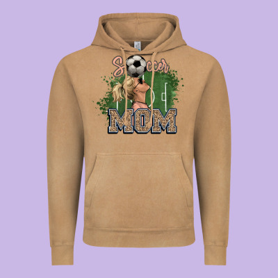Soccer Mom Vintage Hoodie Designed By Howdyjamesfarm