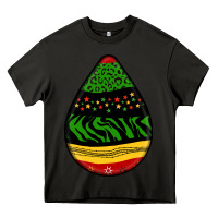 Asphalt teardrop african pattern Heavy Core Tee - BundleAndBundleShop