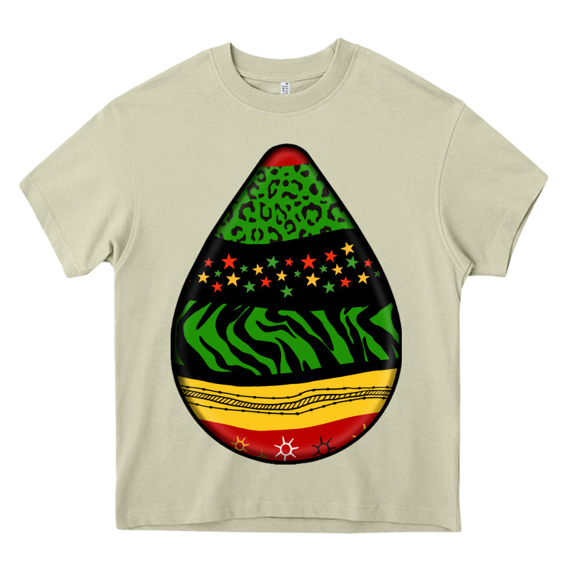 Teardrop African Pattern Heavy Core Tee by BundleAndBundleShop | Teevron
