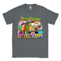 Charcoal Heather stay trippy little hippy Classic Tee - NancyCooperArtShop