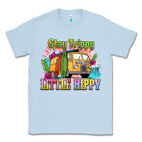 Dusty Blue stay trippy little hippy Classic Tee - NancyCooperArtShop