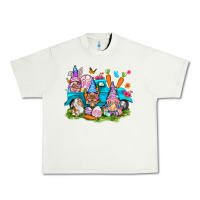 Pistachio Easter gnomies with truck Easter Day Urban Heavy Tee - HowdyJamesFarm