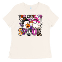 Bone too cute to spook Ladies Tee - BarkalooDesign